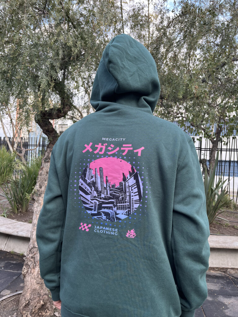 Polerón JDM Verde Oscuro